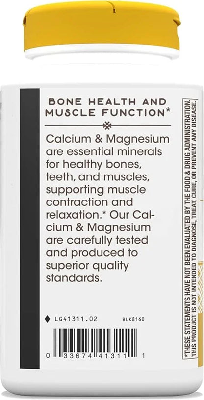 Nature's Way Calcium & Magnesium Mineral 750 mg 250 Capsules