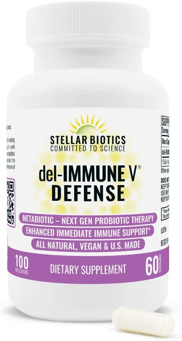 Del-Immune V® Defense by Stellar Biotics, (60 Caps)