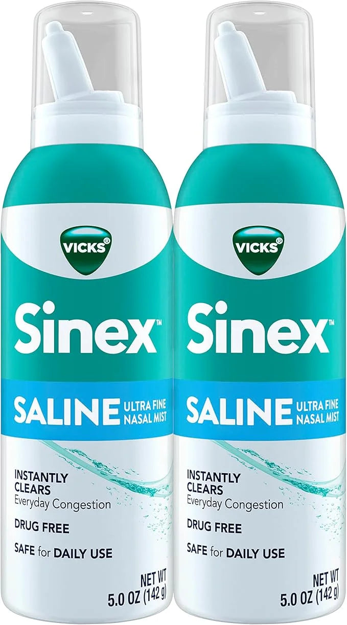 Vicks Sinex SALINE Nasal Spray, Drug 5.0 fl 2