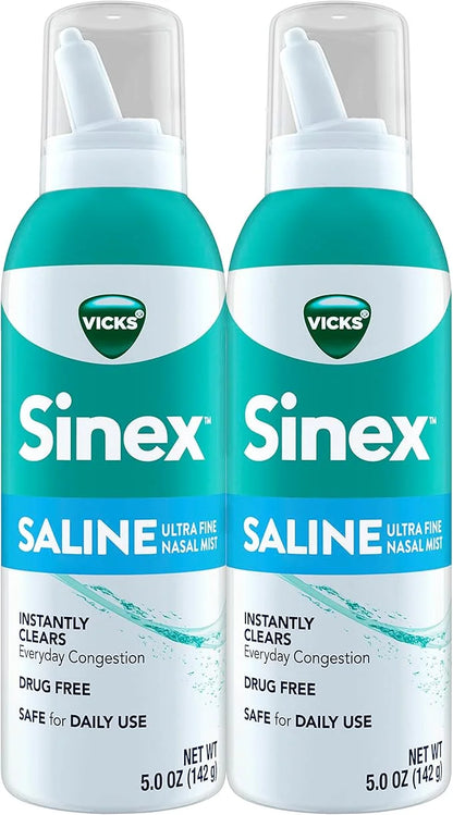 Vicks Sinex SALINE Nasal Spray, Drug 5.0 fl 2