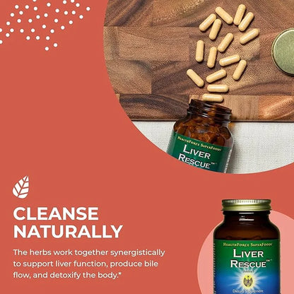 HealthForce SuperFoods Liver Rescue 120 Capsules