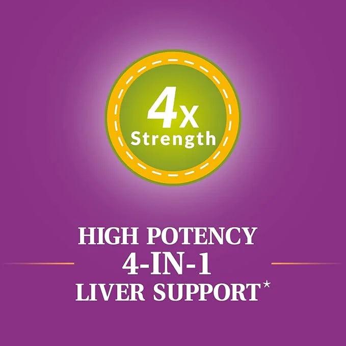Milk Thistle Complex, 4-in-1 Liver Support, 30:1 Milk 80% Silymarin, 60 Vegetarian