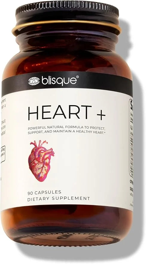 Blisque – Natural Blood Pressure Support Supplement for Heart Health and Circulation | Doctor-Approved | with 200 mg CoQ10...