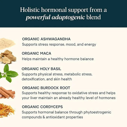 Ora Organic Natural Hormone Balance Supplement 90 Capsules