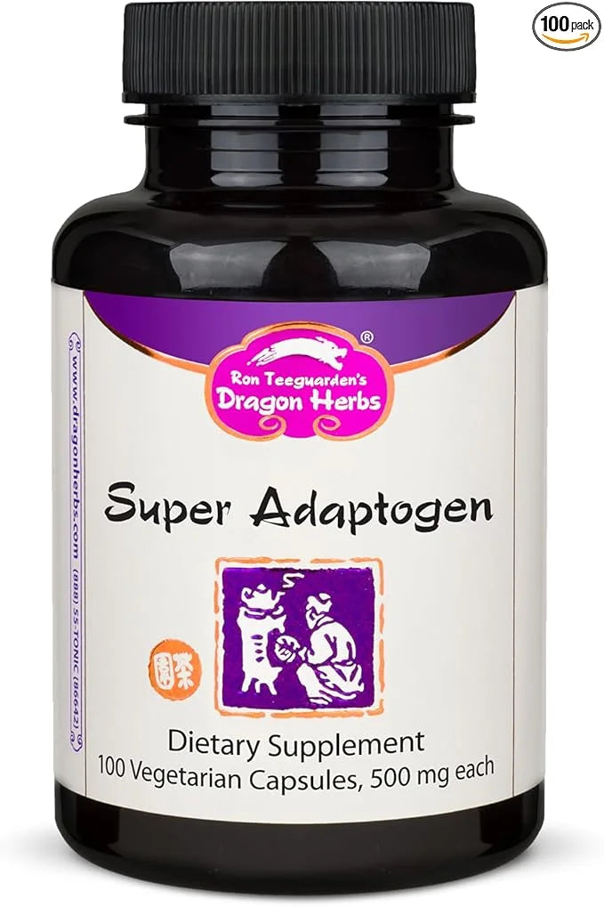 Dragon Herbs Super Adaptogen (100 Capsules, 500 mg