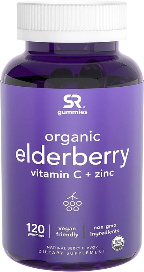 Sports Research Elderberry Gummies Concentrate (120 Gummies)