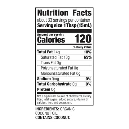 BetterBody Foods Organic Coconut MCT Oil - Energy Boosting- Keto-Friendly - C8 & C10 - Gluten Free - 16.9 oz - Product Image