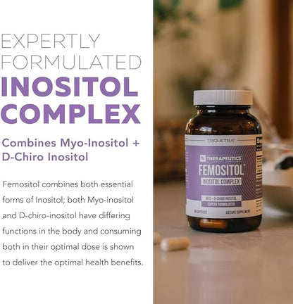 Inositol Supplement | Myo-Inositol & D-Chiro Inositol Complex - Clinically Validated 40:1 Ratio (Vitamin B8)| Hormonal Bal...