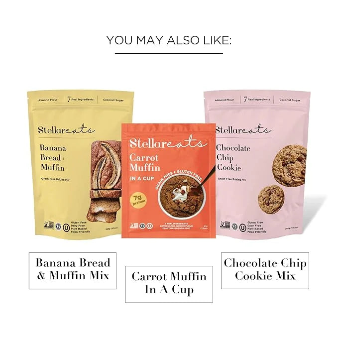 Stellar Eats Grain-Free Baking Mix | Gluten-Free, Dairy-Free, Plant-Based, Paleo-Friendly | Fluffy & Thick | Sweetened wit...