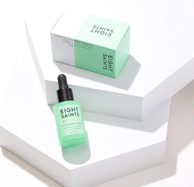 Eight Saints Skincare Pure Hyaluronic Acid Serum for Face Plumping, Natural and Organic Vitamin C Face Serum with Vitamin ...