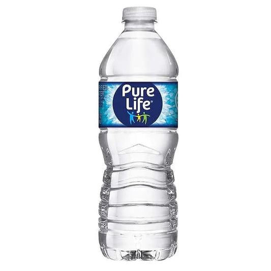 Pure Life Natural Purified Drinking Water, 16.9 Fl Oz, 8 Ct (Total of 135.2 Fl Oz) – Eco-Friendly Bottled Water for Hallow...