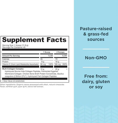 Ancient Nutrition Collagen Powder Protein, Multi 45 Servings, 16.65oz