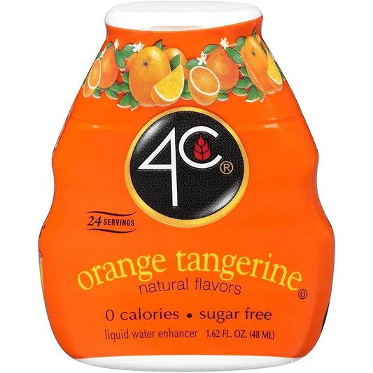4C Totally Light PSD-Liquid Water Enhancer, Orange/Tangerine, 1.62 Ounce - Product Image