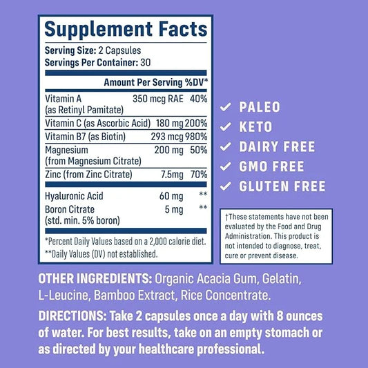 NativePath Collagen Care+, 5 Vitamin Blend 60 Capsules