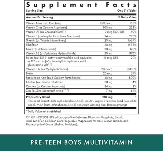 MICHAEL'S Health Naturopathic Programs Pre-Teen Boys 60 Vegetarian 60 Servings