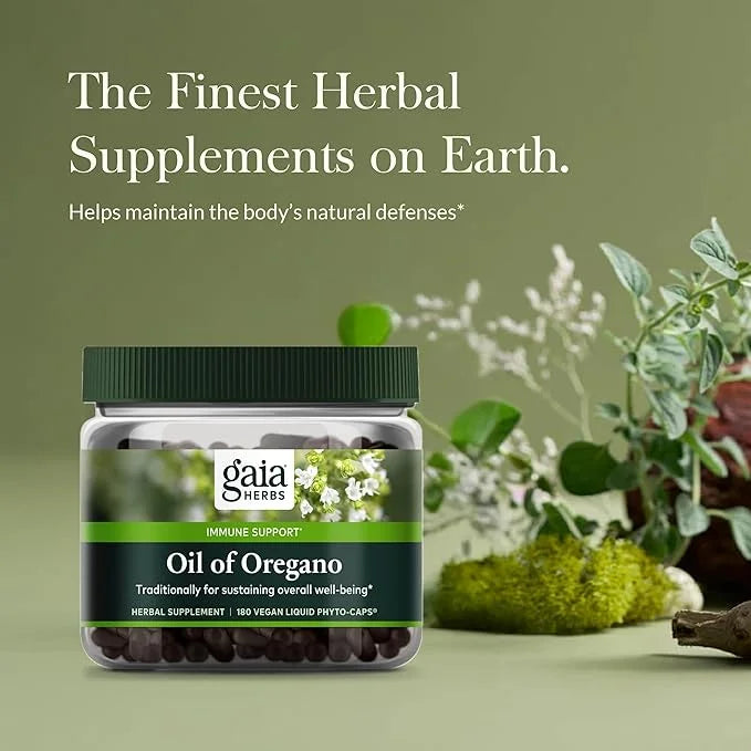 Gaia Herbs Oil of Oregano - Immune and Antioxidant Support Supplement to Help Sustain Overall Well-Being - with Oregano Oi...