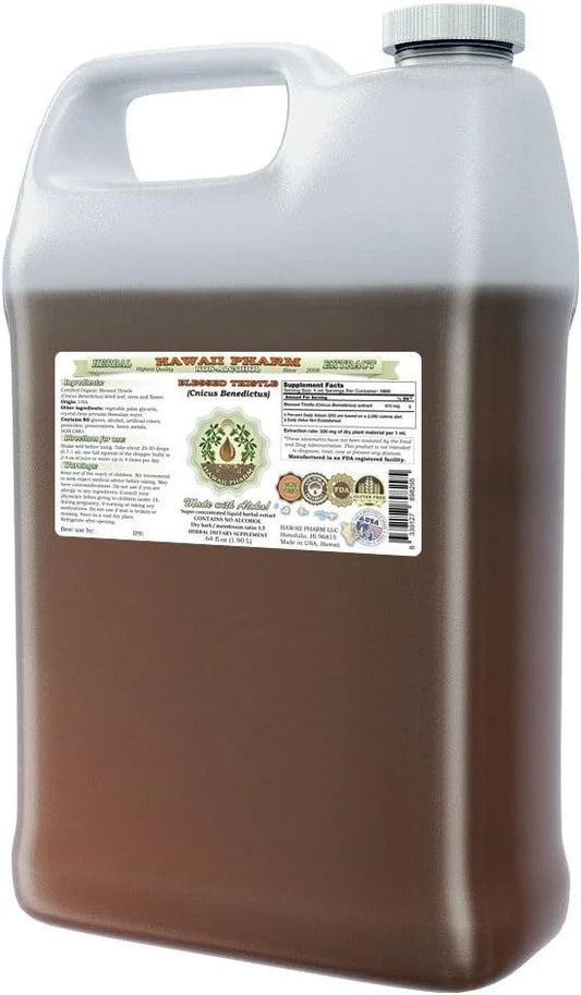 Hawaii Pharm Blessed Thistle Alcohol-Free Liquid 64 oz