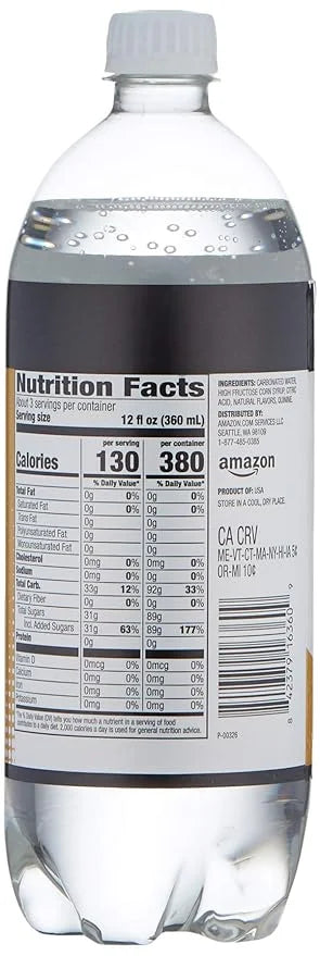 Amazon Brand - Happy Belly Water Tonic Liquid, 33.8 fl oz (Pack of 1) - Product Image