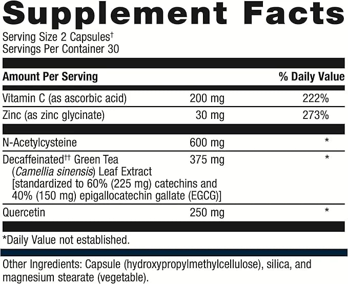 Metagenics Immune Active 200 mg 30 mg 60 Capsules