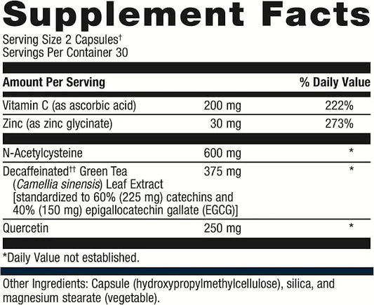 Metagenics Immune Active 200 mg 30 mg 60 Capsules