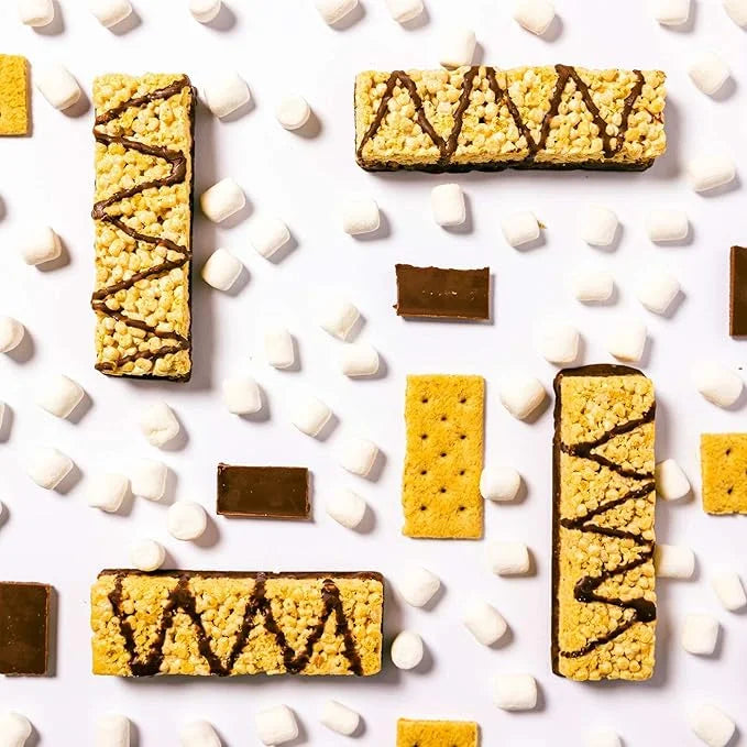 WonderSlim Protein & Fiber Bar, Fluffy S'more Crisp, Gluten Free, Keto Friendly & Low Carb (7ct) - Product Image