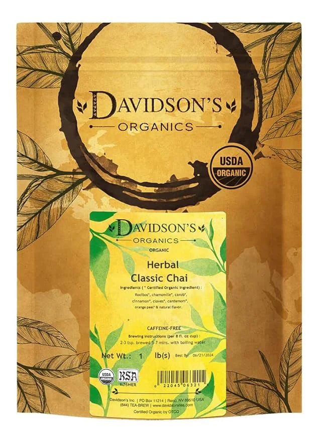 Davidson's Tea Bulk, Herbal Classic Chai, 16-Ounce Bag - Product Image