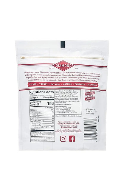 Diamond of California Original Glazed Pecans 5.5 oz 1 unit