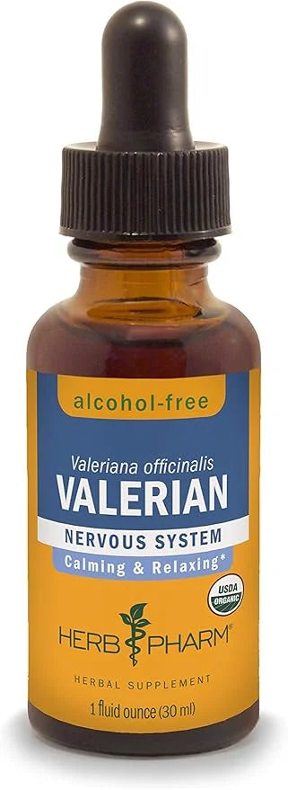 Herb Pharm Organic Valerian Root Liquid 1 Oz