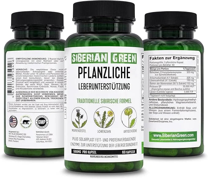 Herbal Liver Detox with Milk Thistle 60 Capsules
