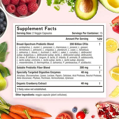 Doctor's Recipes Probiotics for Women, 200B 36 Strains, 30 Caps