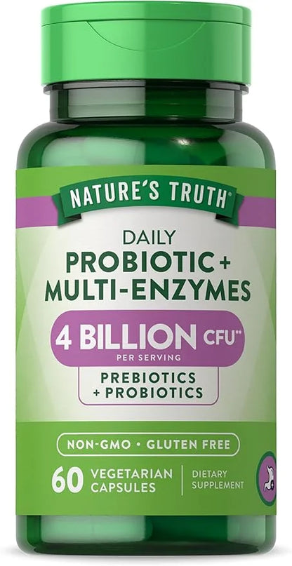 Nature's Truth Probiotics with Enzymes 60 Capsules