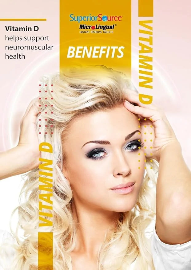 Superior Source Vitamin D3 1000 IU, 100 Count,