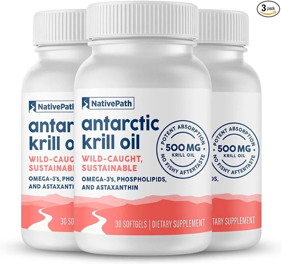 NativePath: Antarctic Krill Oil Omega-3 Fatty 90-Day Supply