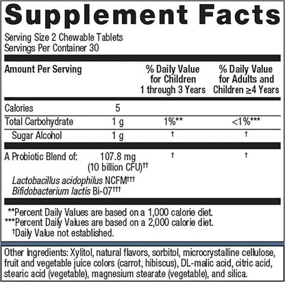 Metagenics MetaKids Probiotic 10 Billion 3 & 60 Tablets