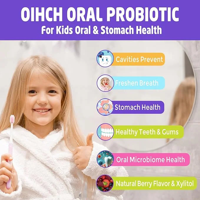 Kids' Advanced Oral Probiotics Chewables, Oral K12 M18- M18- Complete 360 Tablets, 8 Billion
