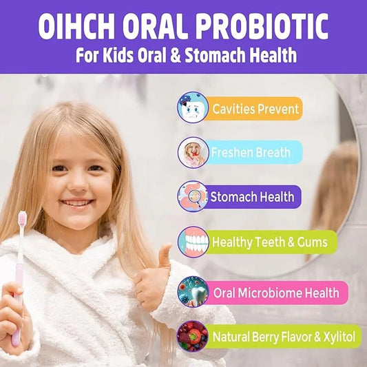Kids' Advanced Oral Probiotics Chewables, Oral K12 M18- M18- Complete 360 Tablets, 8 Billion