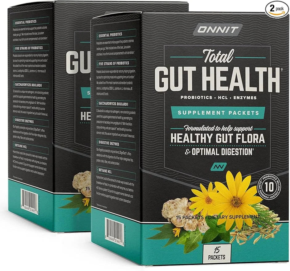ONNIT Total Gut Health 5 Strains 2 Pack
