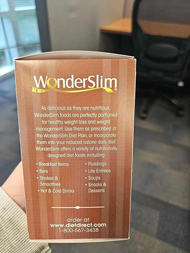 Wonderslim Protein Hot Chocolate, Hot Cocoa, Low Sugar, Low Carb, Keto Friendly & Gluten Free (7ct) - Product Image