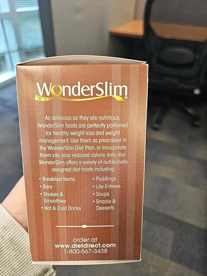Wonderslim Protein Hot Chocolate, Hot Cocoa, Low Sugar, Low Carb, Keto Friendly & Gluten Free (7ct) - Product Image