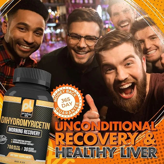 Dihydromyricetin (DHM) Supplement - Better Morning Recovery and Liver Detox Support Pills - with Milk Thistle Extract (400...