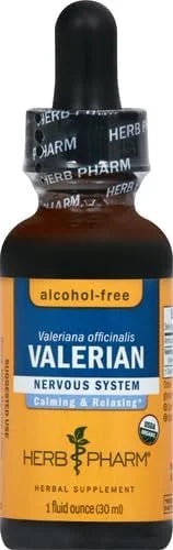Herb Pharm Organic Valerian Root Liquid 1 Oz