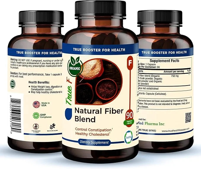 Natural Fiber Blend Supplement 750mg Organic