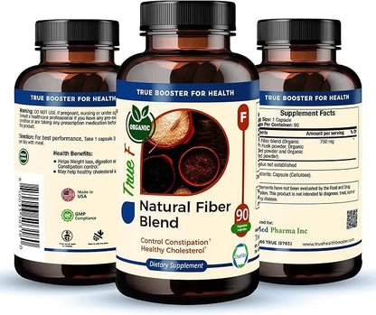 Natural Fiber Blend Supplement 750mg Organic