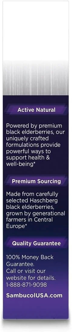 Sambucol Black Elderberry Throat Lozenge 2 Pack (40 Total