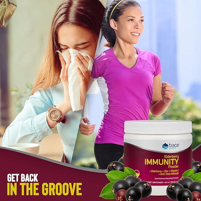 Trace Minerals | Elderberry Immunity Powder 6.7 oz