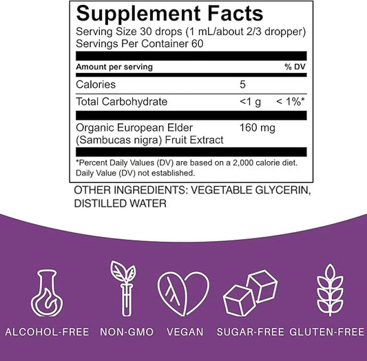 Elderberry Drops for Immune Support