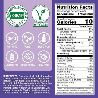 Venture Pal Sugar Free Electrolyte Powder Packets - Liquid Daily IV Drink Mix for Rapid Hydration & Party Recovery | 5 Vit...