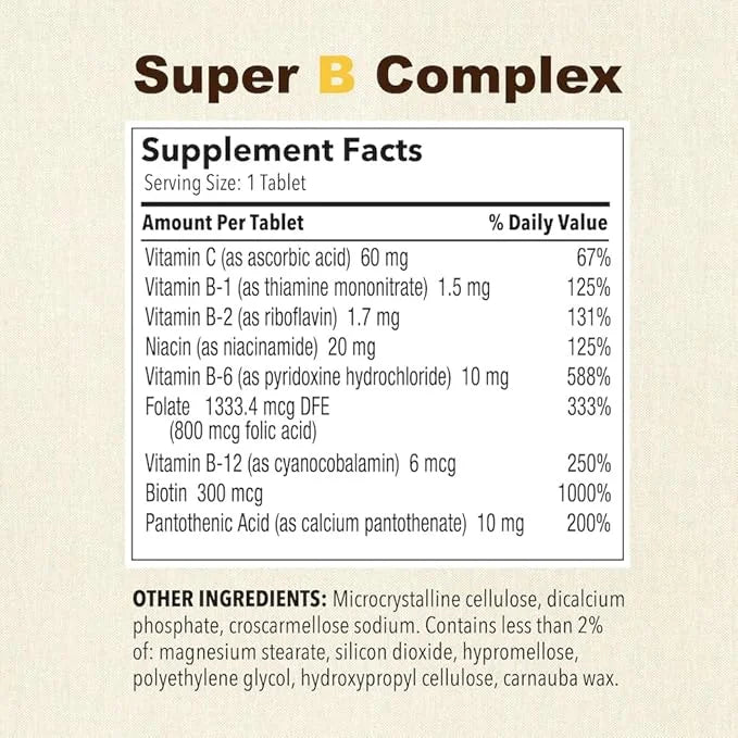 Puregen Labs Super B Energy Complex 100 Vegetarian