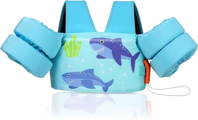 Moko Toddler Swim Vest for Kids, 20-50 lbs/22-66 lbs Clearance Swim Arm Band Cartoon Swimming Wings Pool Float Vests Sleev...