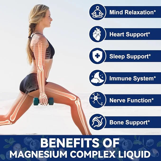 21 in 1 Magnesium Glycinate Complex D3,K2,B6 & B12 Plus Omega-3 Sea Flavor,2 Fl